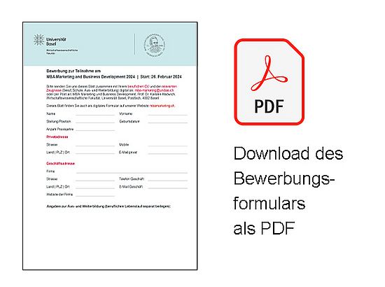 Bewerbungsformular