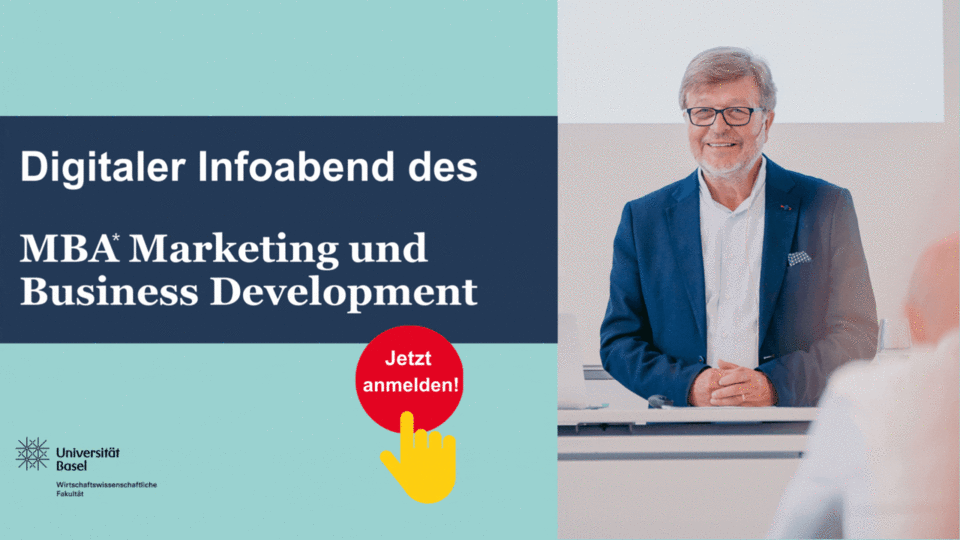 Digitaler Infoabend zum MBA* Marketing und Business Development 2024